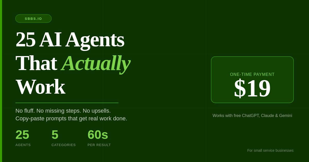 25 AI Agents That Actually Work